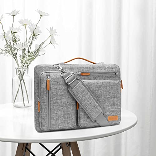 MOSISO 360 Protective Laptop Shoulder Bag, 13 inch Computer Bags | Compatible with MacBook Neo 13 inch 2026/Air M5 M4 M3 M2 M1/Pro 13 2026, Side Open Messenger Bag with 4 Zipper Pockets, Gray - color: Gray, size: 13 inch