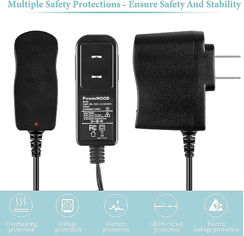 12V AC/DC Adapter Compatible with Plugable USB 3.0 and USB-C Universal Laptop Docking Station UD-3900Z UD-3900H Dual HDMI Display Docking Station Power Supply Cord Battery Charger Cable PSU