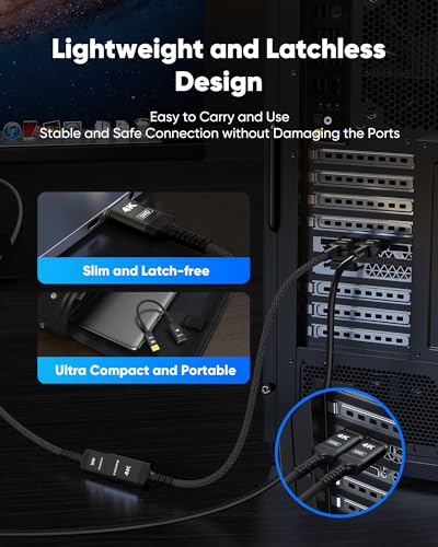 Highwings 4K DisplayPort to HDMI Adapter, Uni-Directional DP to HDMI Adapter Converter Cable Male to Female, HDMI Abapter Compatible with Laptop Desktop HDTV Monitor Projector, Black, Passive - color: Black, style: 4K 30Hz-1 Pack