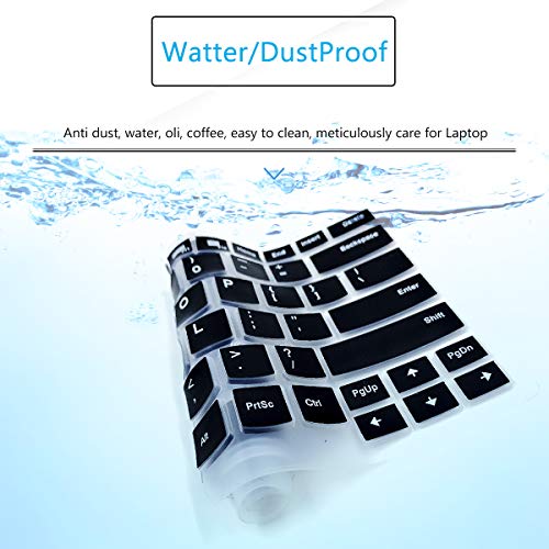 Keyboard Cover for 14“ Lenovo Thinkpad T14 Gen 2/1, E14 Gen 4/3/2, T14s Gen 3/2/1, L14 Gen 3/2, Thinkpad T490 T495 T480 T480S T470, ThinkPad P14s, X1 Carbon 8th/7th/6th, Thinkpad X1 Extreme Gen 1 2 3 - color: Black