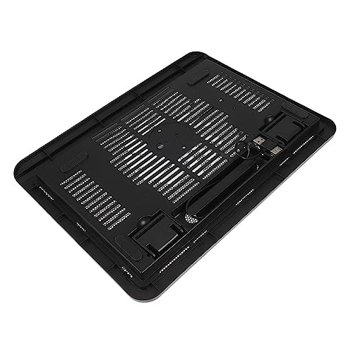 LABRIMP Laptop Cooling Pad Ultra Thin Laptop Riser with Skid Design Silent Fan for Laptops Ergonomic Laptop Holder for Home Office and Outdoor Use