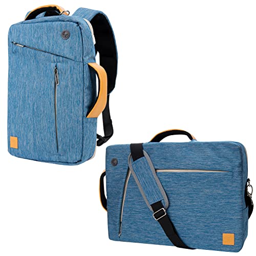 Vangoddy Slate 3-in-1 Universal 10 12-inch Covertible Laptop Messenger Shoulder Bag (Blue) - color: Blue, size: 10" to 12-inch