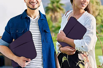 Laptop Case Bag 15.6 inch, Shockproof Protective Computer Carrying Cover with Front Pocket, Briefcase Handbags Laptop Sleeve for 15.6 inch HP, Dell, Acer, Asus, Notebook, Purple - color: Purple, size: 15.6 inch