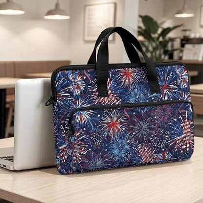 Laptop Sleeve, Laptop Cover with Adjustable Strap Computer Bag Tablet Notebook Sleeves Handbag Messenger Briefcase - color: America 250
