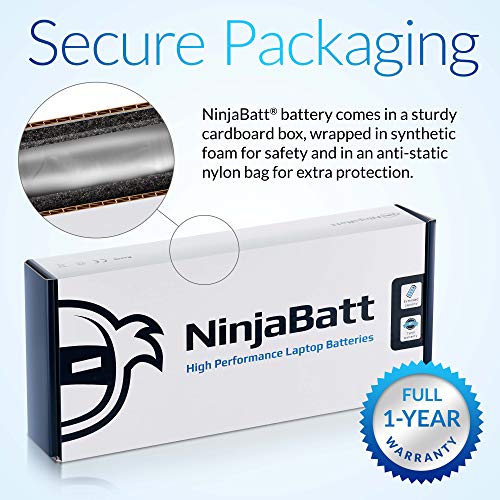 NinjaBatt Laptop Battery for 919700-850 HP JC04 JC03 15-BS015DX 15-BS113DX 15-BS115DX 15-BS060WM 15-BS013DX 15-BS070WM 17-BS049DX 17-BS011DX 250-G6 - High Performance [2200mAh/14.8v] - size: HP JC04 JC03