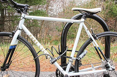 Kryptonite KryptoFlex Bike Lock Cable, 6FT Long 10mm Thick Heavy Duty Braided Steel Cable Anti-Theft Security Lock for Outdoor Equipment, Combination/Key Bike Lock - style: 6' Key