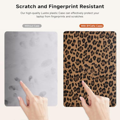 Compatible with MacBook Air 13 inch Case (2010-2017 Release). Models: A1466 / A1369,Leather Leopard Print for Mac Air 13 Older Version,Cheetah Case with Keyboard Cover,Leopard Brown - color: Leopard Brown, size: 2010-2017 Macbook Air 13 inch