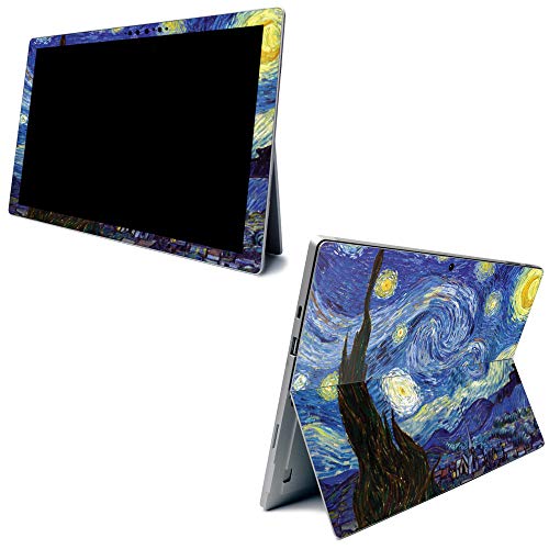 MightySkins Skin for Microsoft Surface Pro 7 - Starry Night | Protective, Durable, and Unique Vinyl Decal Wrap Cover | Easy to Apply, Remove, and Change Styles | Made in The USA - color: Starry Night