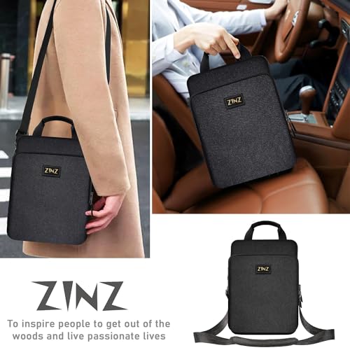 Laptop Case 12.9 13 Shoulder Bag, Expandable Handbag with Valuables Compartment Compatible with MacBook Air/Pro/Neo 13" M5/M4/M3/M2/M1, iPad 12.9/13/11, Water-Resistant & Shockproof,B01K01 - color: B01k01, size: 13"