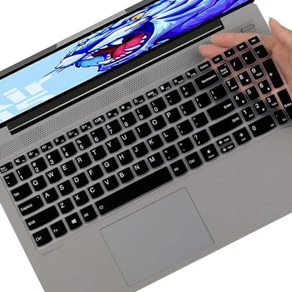 Keyboard Cover for Lenovo Yoga 7i 15.6" 16", Ideapad 3/Idepad 3i/Ideapad 5/Ideapad 5 15.6 17.3, Lenovo Flex 5 15.6, Yoga Slim 7 15, ideaPad Slim 7 15.6, ThinkBook 15/15P G2 G3 G4 -Black - color: Black