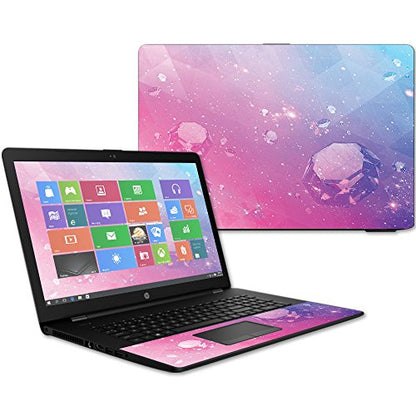 MightySkins Skin Compatible with HP 17t Laptop 17.3" (2017) - Pink Diamond | Protective, Durable, and Unique Vinyl Decal wrap Cover | Easy to Apply, Remove, and Change Styles | Made in The USA - color: Pink Diamond