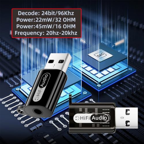 xiwai 2pcs/lot USB to 3.5mm Audio Adapter Type-A Male USB2.0 to TRS TRRS Female AUX & MIC Sound Card 24bit 96kHz Adapter Compatible with Laptop Desktop - style: USB-A to 3.5mm Male Audio