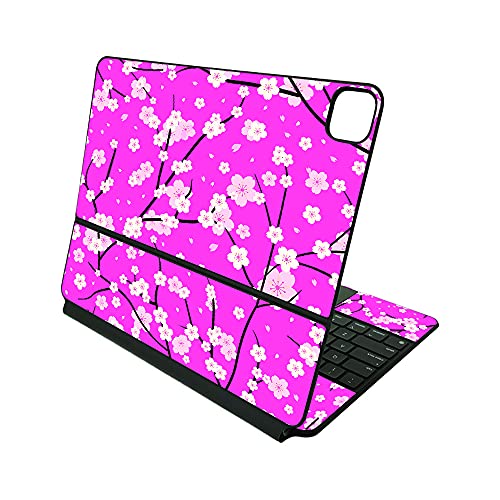 MightySkins Skin Compatible with Apple Magic Keyboard for iPad Pro 12.9" (3rd-6th Generation) - Sakura Pink | Protective, Durable, and Unique Vinyl Decal wrap Cover | Easy to Apply | Made in The USA - color: Sakura Pink