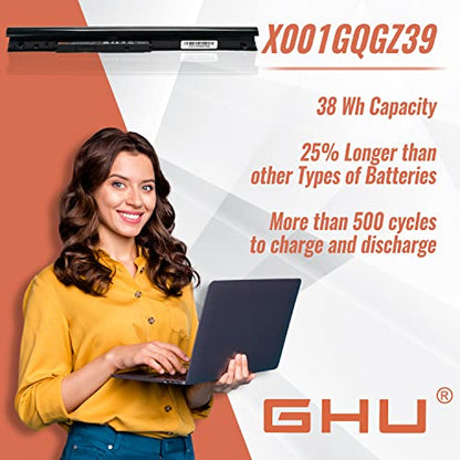 GHU LA04 Battery 38Wh 14.8V for HP Pavilion TouchSmart 14 15, Compatible with 776622-001 728460-001 HSTNN-UB5M HSTNN-UB5N
