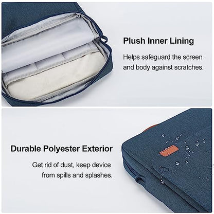 12.9-14.2 Inch Tablet Sleeve Bag for Samsung Galaxy Tab S11 S10 S9 S8 Ultra 14.6",13" iPad Air M2 M3 M4/Pro M5 M4/Pro 12.9, MacBook Air 13.6"/Pro 14.2"/Neo 13/Surface Laptop/Surface Pro 11 Case-Blue - color: Blue