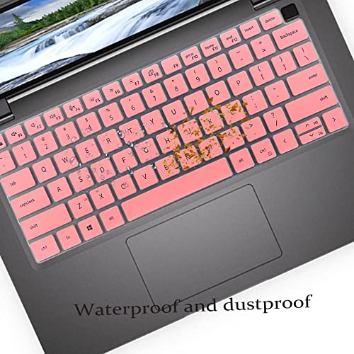 Keyboard Cover for Dell Latitude 14" 7450 7440 7430 7420 7410 3450 3440 5450 5440 5431 5430 5420, Latitude 15.6 7520 9510 9520, Latitude 9420 9430, Latitude 16 7650 7640 Keyboard Skin-Pink - color: Pink