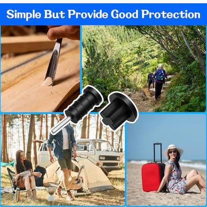 40 PCS 3.5mm Rubber Dust Plugs Caps Protector Anti-Dust Headphone Jack Dust Plugs Cover for Earphone Mobile Phone Laptop Desktop Computer (Black)