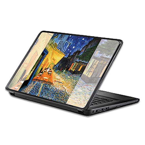 Universal Fit MightySkins Skin Compatible with Any 15" Screen Laptop - Cafe Terrace at Night | Protective, Durable, and Unique Vinyl Decal wrap Cover | Easy to Apply, Remove | Made in The USA - color: Cafe Terrace at Night