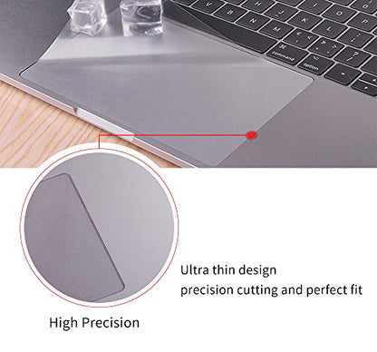 CaseBuy MacBook Air 13 Inch Trackpad Cover Protector for 2021 2020 Release MacBook Air 13 Inch with Touch ID Model A2337(M1) A2179 A1932 Clear Anti-Scratch Trackpad Accessories Skin - size: MacBook Air 13" (2018-2021)