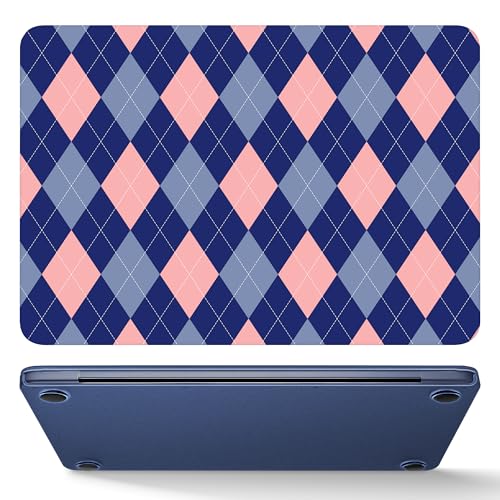 May Chen for MacBook Neo Case 13 inch 2026 | 100% Match Official Color | Pattern Printing, Anti-Crack & Scratch & Fingerprint | Protective Hard Shell Cases Laptop Model A3404 - Argyle Pattern - color: Argyle pattern