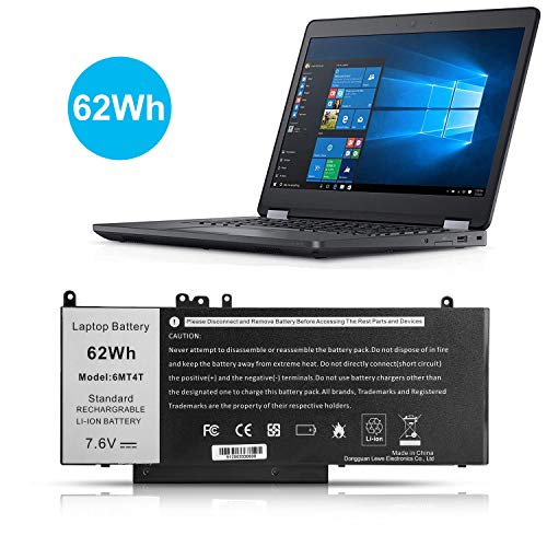 Fancy Buying 62Wh 6MT4T 7V69Y TXF9M 79VRK 07V69Y 0HK6DV 079VRK 0TXF9M Laptop Battery for Dell Latitude 14 5470 E5470 15 5570 E5570 Notebook 15.6 inch Precision 15 3510 M3510 0C1P4 451-BBUN 451-BBTW - size: 9.83*4.05*0.27inch 6MT4T