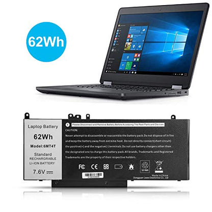 Fancy Buying 62Wh 6MT4T 7V69Y TXF9M 79VRK 07V69Y 0HK6DV 079VRK 0TXF9M Laptop Battery for Dell Latitude 14 5470 E5470 15 5570 E5570 Notebook 15.6 inch Precision 15 3510 M3510 0C1P4 451-BBUN 451-BBTW - size: 9.83*4.05*0.27inch 6MT4T