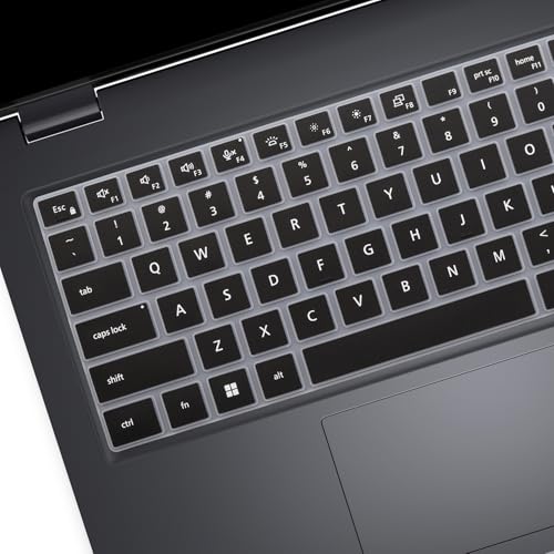 Keyboard Cover for Dell Pro 14 PC14250 PC14255, Dell Pro 14 Plus PB14250 PB14255 & DellPro Max 14 MC14250 14" (NOT FIT DellPro 14/Pro Max 14 Premium, Pro 3/5/7, Pro Education/Rugged/Essential 14) - color: Black