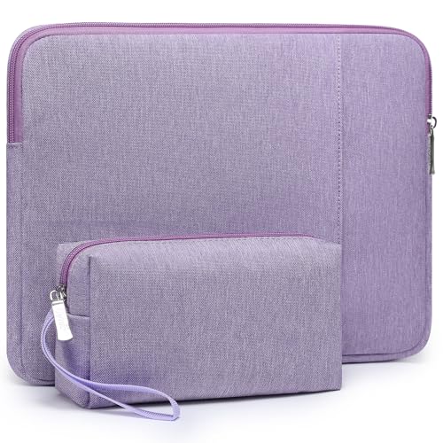 HYZUO 13 Inch Laptop Case Sleeve Bag Set for MacBook Air M5, Lilac Purple | for MacBook Air 13 M5-M1 A3449 2026-2018, MacBook Neo 13, MacBook Pro 13 M2/M1 2026-2016, iPad Pro/Air 13, XPS 13,Surface Pro - color: Lilac Purple, size: 13 Inch