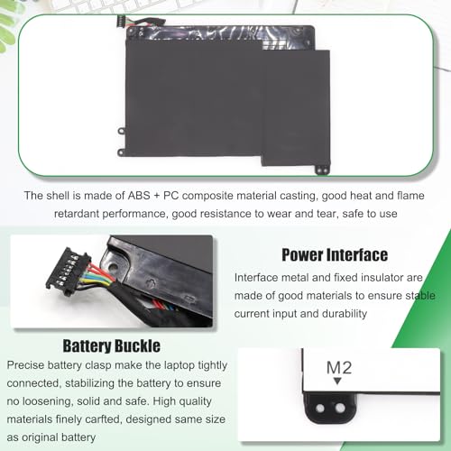 00HW020 53Wh Laptop Battery Replacement for Lenovo ThinkPad Yoga 460 20EL 20EM P40 Yoga 20GQ 20GR Yoga 14 20FY 20DM000VUS 20FY0002US S3 Yoga 14 Series Notebook SB10F46458 SB10F46459 00HW021 - style: Battery 00HW020