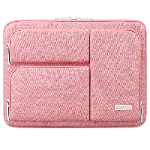 Lacdo 360° Protective Laptop Sleeve Case for 13 inch New MacBook Air M5 A3449 (2026), M4 A3240 2025, M3 A3113, M2 A2681, M1 A2337 | 13 inch New MacBook Neo A18 Pro A3404 (2026) Computer Bag, Peach - color: Peach, size: New MacBook Air/Neo/Pro 13 Inch