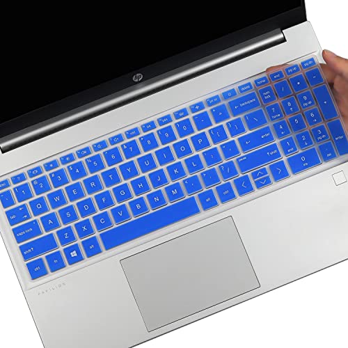 Keyboard Cover for 17.3 HP Laptop 17 17z 17-cn 17-cp 17z-cp000 17-cn1053cl cn0053 17-cn0065cl 17-cn0025nr cn0021nr 17-cp1124od 17-cp0035cl 17-cp0076nr cp0124od cp0047nr cp0013dx cp0025nr, HP 15-eg/eh - color: Blue