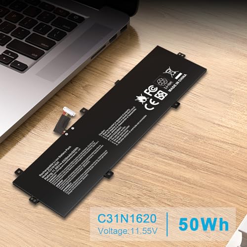 Futurebatt C31N1620 Laptop Battery Replacement for Asus Zenbook U4100 U4100U U4100UQ UX430U UX430U UX430UQ UX3400 UX3400U UX430UQ-GV015T Series 0B200-02370000 C31POJH BX430 BX430UA - size: C31N1620 12.1 4.9 0.7 in