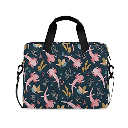 Axolotl & Sea Weed Aquarium Laptop Case 15.6 inch | Waterproof Laptop Briefcase Laptop Bag for Women & Men - color: Color 11