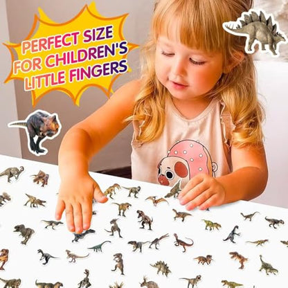 200 Pcs Cute Animal Stickers Bulk for Kids,Girls,Boys,Teens Adults.Waterproof Vinyl Kawaii Sticker Pack for Water Bottle Laptop, Phone.Teacher Reward Kids Stickers in Wild/Farm/Dinosaurs/Fish - color: Wild+farm+dinosaurs+fish