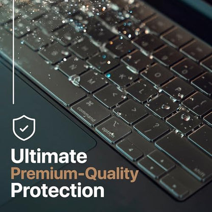 Tinted Premium MacBook Pro 14"/16" Keyboard Cover 2026-2023 M5-M1 Pro/Max - MacBook Air 13"/15" Keyboard Cover - A3240 A3241 A3401 A3403 A3114 A3113 - US Layout TPU, Tinted - color: Tinted