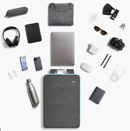 Slim & Expandable Laptop Backpack Water Resistant Backpack Travel Backpack Compatible with MacBook Air/Pro/Neo 13-14 inch, XPS 13/14, Surface 13.5" and Most 13-14 Notebooks，G01BL01 - color: G01bl01, size: 13"-14"