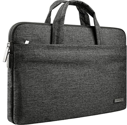 CCPK Laptop Bag 13-13.3 inch for New MacBook Pro 14 Inch M5 A3426 A3427 2026 A3434 2025 M4 A3185 2024 M3 M2 M1 2023 2021 Air Neo Laptop Sleeve Computer Case with Handle Waterproof Briefcase Black Grey