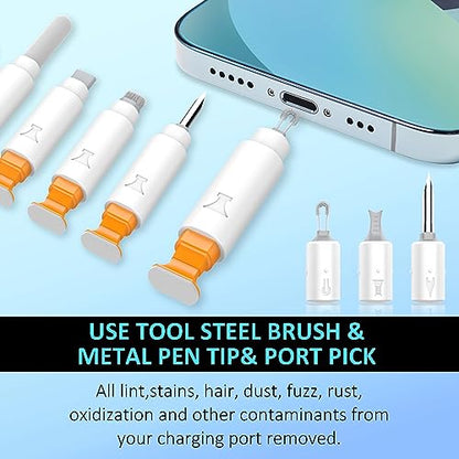 Ordilend Keyboard Cleaning Kit Laptop Cleaner +iPhone Cleaning Kit White