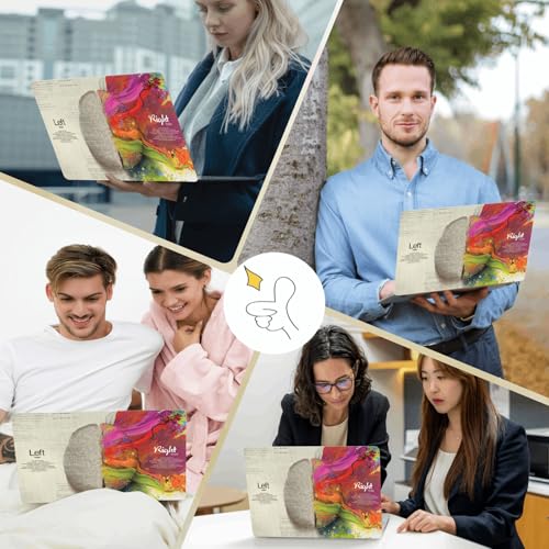Laptop Shell for MacBook Air 11 inch Case 2015 2014 2013 2012 2011 2010 Release Model A1465 A1370,Air 11.6" Snap on Protective Laptop Hard Case & Keyboard Cover,Left & Right Brain - color: Left & Right Brain, size: Air 11" 2010-2015(A1370/A1465)