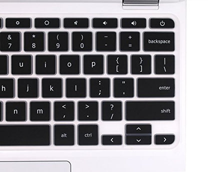 YYubao Keyboard Skin Cover Compatible with 11.6" Lenovo Chromebook C330, Chromebook N20 N21 N22 N23 100e 300e 500e, 11.6" Flex 11 Chromebook, 14" Chromebook N42 N42-20 - Black - color: Black