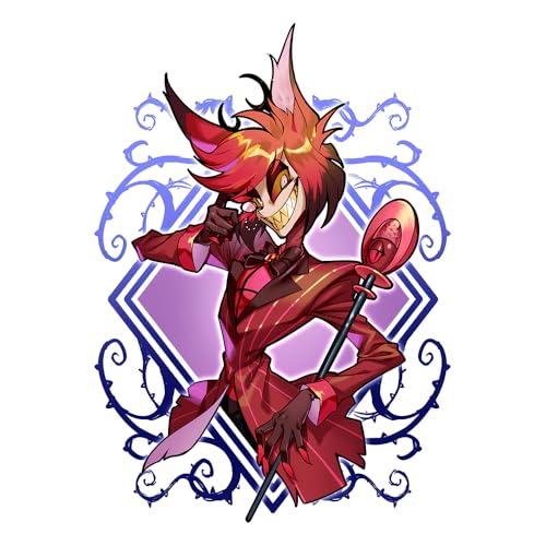 5.1" Anime Personalized Car Stickers Decals for Trunk Lid Laptop Mirror Computer Water Bottle Vinyl (Alastor) - color: Alastor