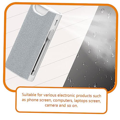 ibasenice Cleaning Kit with Brush for Earphone Headphone Laptop and Phone Screen Multi-Functional Dust Removal Tools for Electronics Maintenance