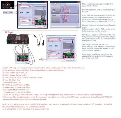 VANTEC USB External 7.1 Channel Audio Adapter