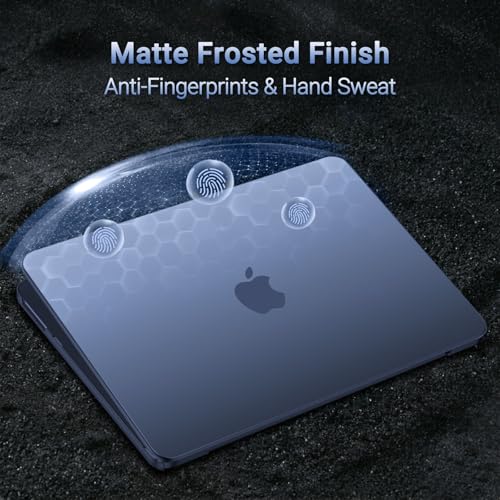 MOSISO Compatible with MacBook Neo Case 13 inch 2026 A3404 A18 Pro Chip | 4 in 1 Kit Ultra-Thin Exact-Fit Scratches&Fingerprints Resistant Protective Hard Shell Matte Case Cover, Indigo Clear - color: Indigo Clear