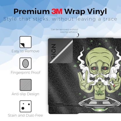 Glossy Glitter Laptop Skin Compatible with Lenovo Legion 5 Gaming Laptop (15IRX9) 2024 - Come in Peace - Premium 3M Vinyl Protective Wrap Decal Cover - Easy to Apply | Crafted in the USA - color: Come In Peace, size: Legion 5 Gaming (15IRX9) 2024 Top Skin