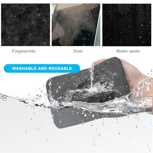 Ohleats Car Screen Cleaner, Microfiber Auto Screen Cleaning Pad, Foldable Touch Screen Cleaner Cloth for Vehicle Dashboard LCD Display, Car Cleaning Kits - color: Long Square,1Pcs