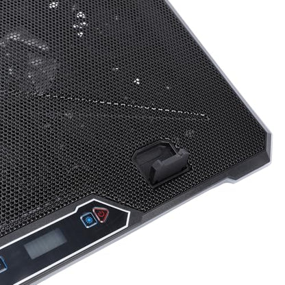 JTLB Gaming Laptop Cooling Pad 8 Levels Height Adjustable 2 USB Ports RGB Lights 12-19 Inch Laptop Cooler with 3C Adapter (14 Fans)