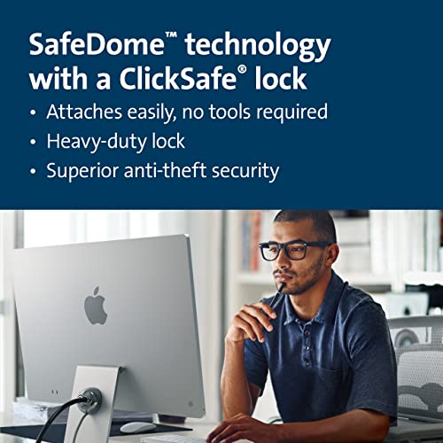 Kensington SafeDome Cable Lock for iMac 24 inch 2021 (K68995WW), Silver