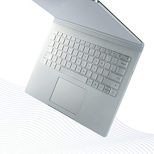 SurfaceMate Keyboard Cover Protector Skin for Microsoft Surface Book 3/ Book 2/ Laptop 2 13.5''/15'' 2020/2017/2018 Release, Premium Ultra Thin 0.18mm, High Transparency, US Keyboard Layout - size: Book 3/Book 2/Laptop 2