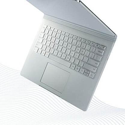 SurfaceMate Keyboard Cover Protector Skin for Microsoft Surface Book 3/ Book 2/ Laptop 2 13.5''/15'' 2020/2017/2018 Release, Premium Ultra Thin 0.18mm, High Transparency, US Keyboard Layout - size: Book 3/Book 2/Laptop 2